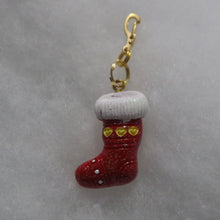 Load image into Gallery viewer, Christmas Heart Stocking Charm
