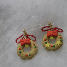 Load image into Gallery viewer, Cookie Christmas Earrings
