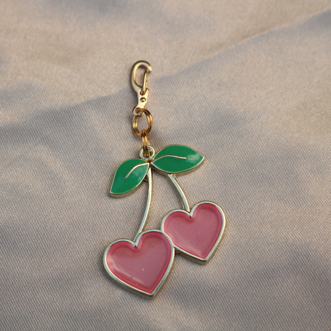 Cherry Hearts Charm