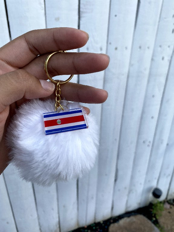 Costa Rica Flag Keychain